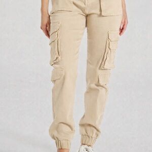 Windsor Tan Cargo Joggers